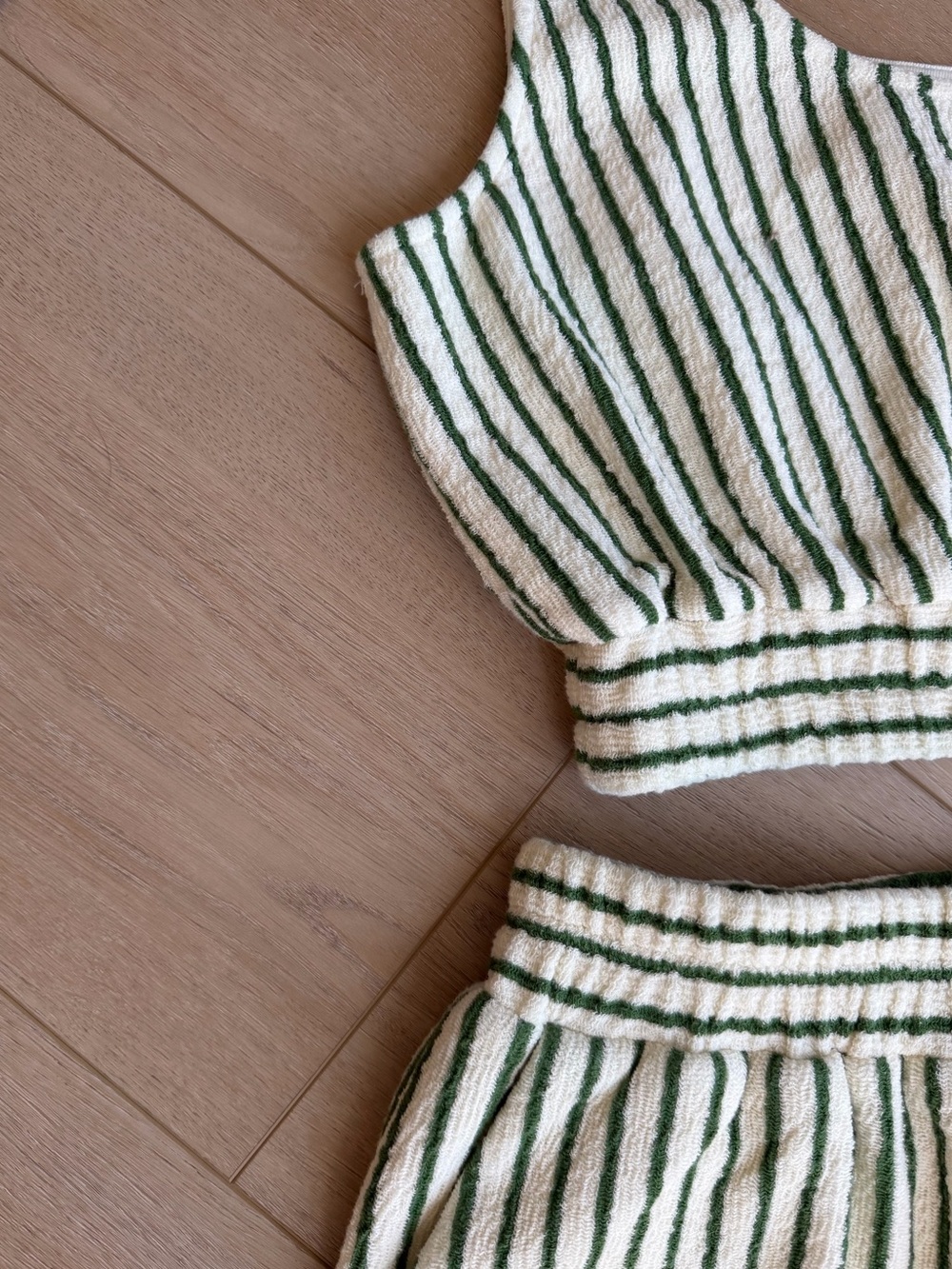 Anthropologie Sunday in Brooklyn Terry Striped Set